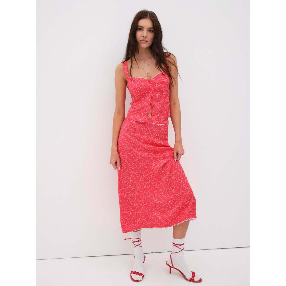 For Love and Lemons Skirt / Top - Barbera Midi Skirt and Chianti Top